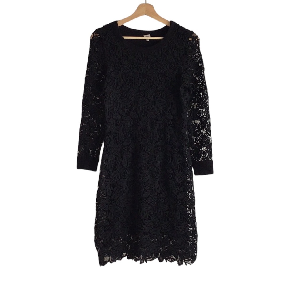 Aritzia Wilfred Wilson Lace Black Dress, size S